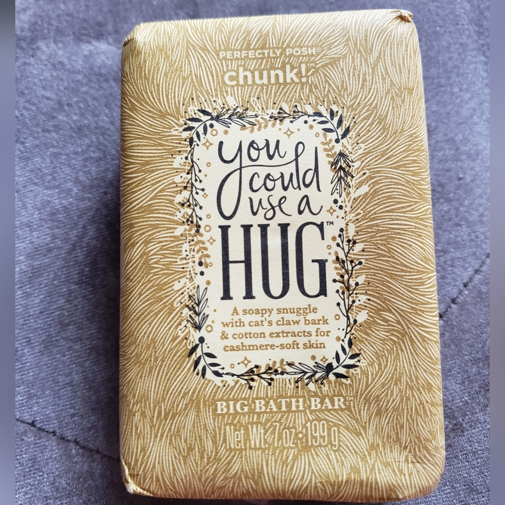 PERFECTLY POSH ~ You Could Use a Hug ~ BIG BATH CHUNK BAR Soap